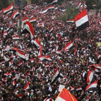 Thousands protest in Iraq to demand ouster of US troops