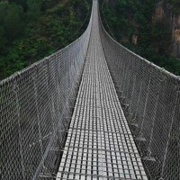 निसीखोलामा थपिँदै आठ झोलुङ्गे पुल