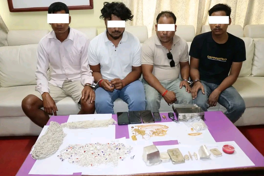 नेपालगंजमा अवैध सुन चाँदी सहित चारजना पक्राउ,